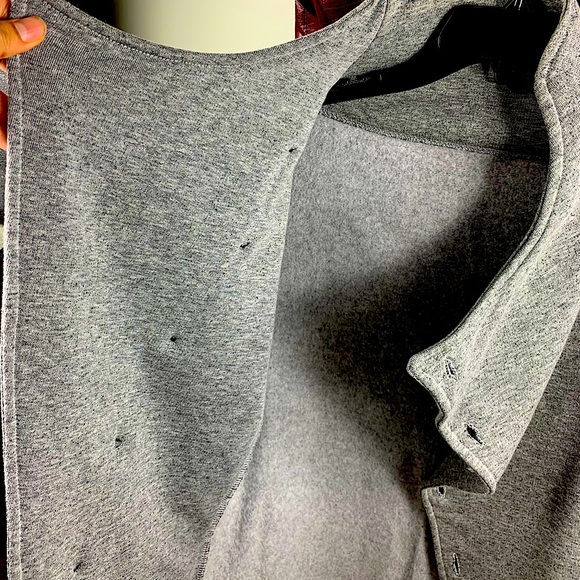 Long Cotton Italian Sweater Jacket - Picture 6 of 14